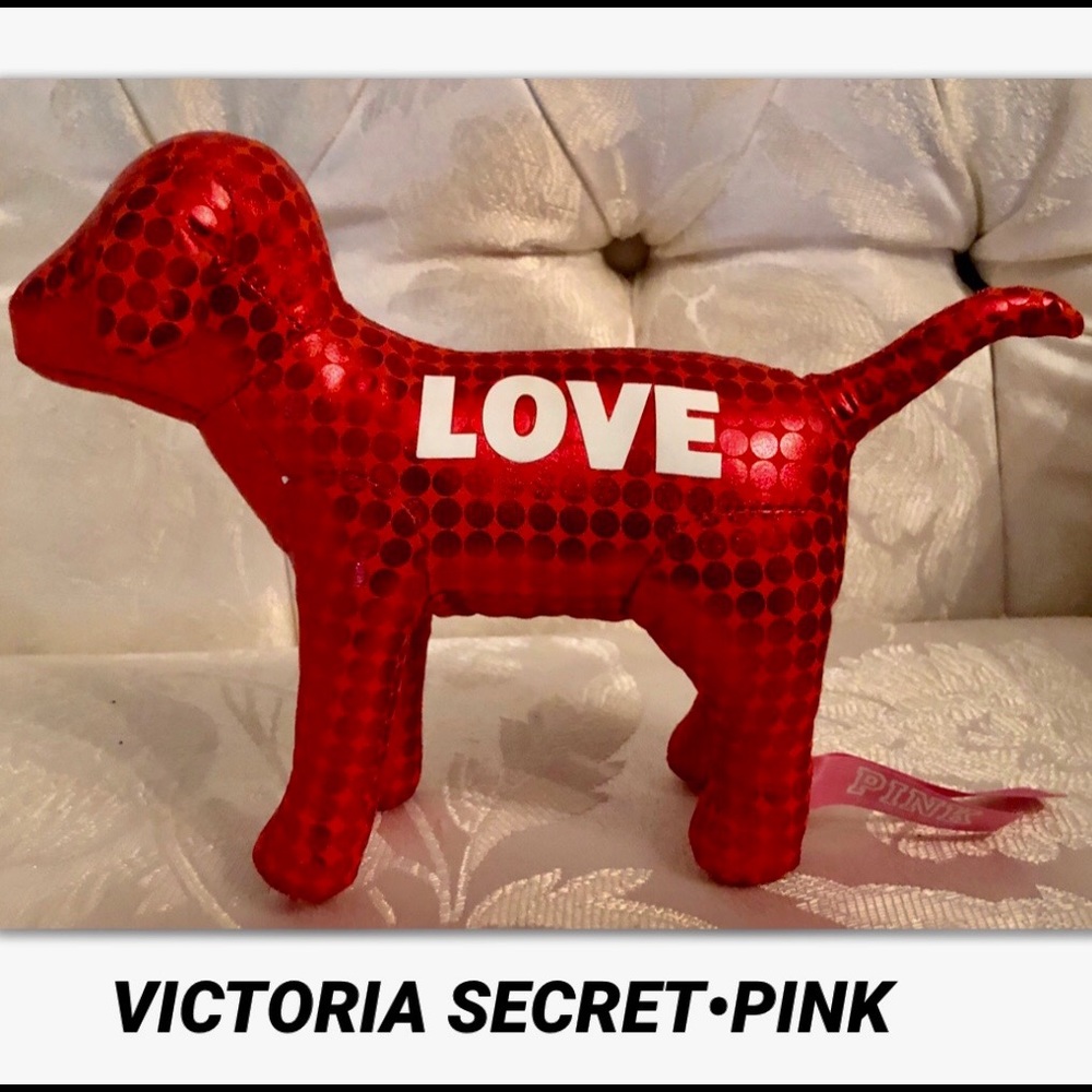VICTORIA SECRET RED SEQUIN DOG